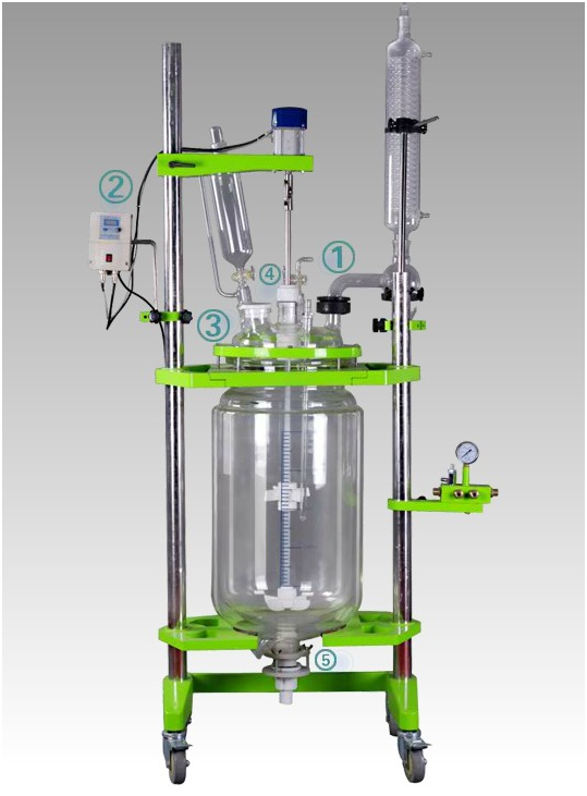 YHGSF-10-100双层玻璃反应釜